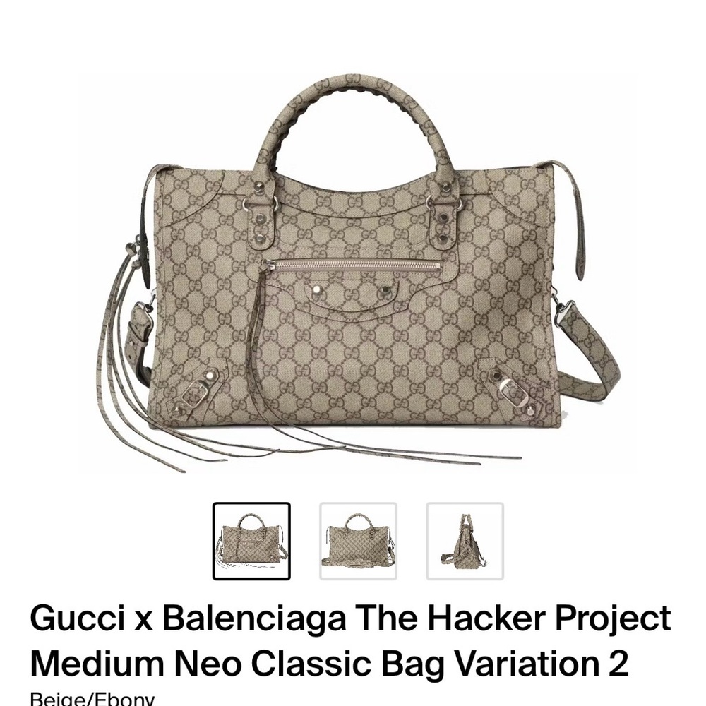 Gucci x Balenciaga Bag NWT & box & dust bag! - Picture 6 of 13